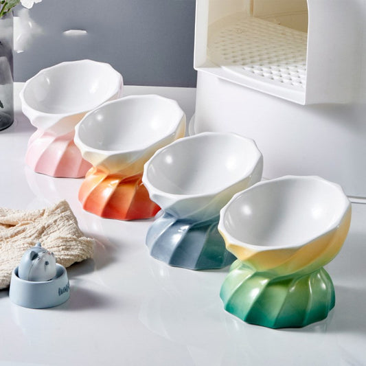 Cat bowl ceramic non-slip food bowl rice bowl