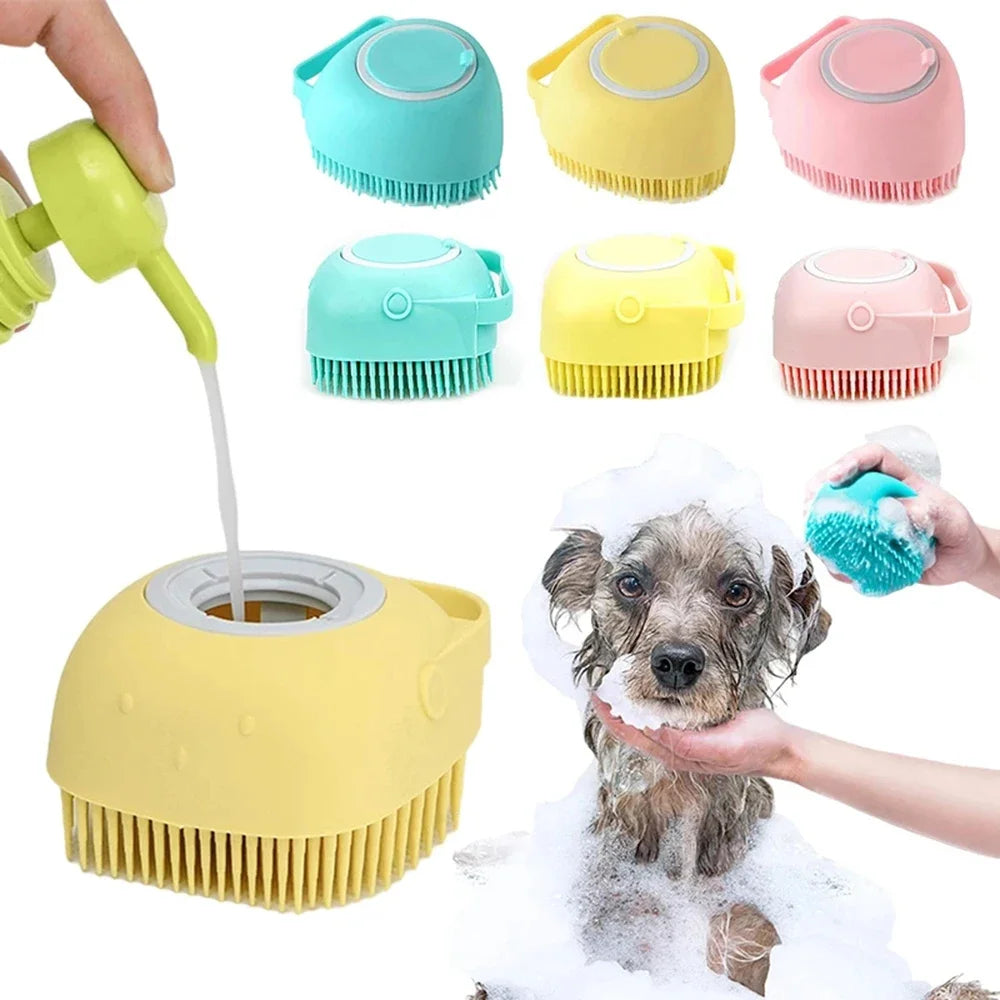 Pet Shampoo Massager Bath Brush Bathroom